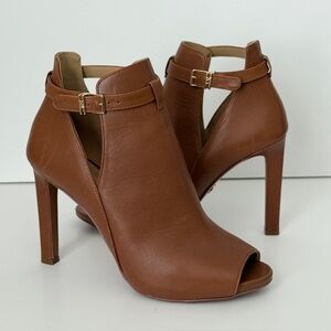 Michael Kors Women's Lawson High-Heel Buckled Open Toe Shooties